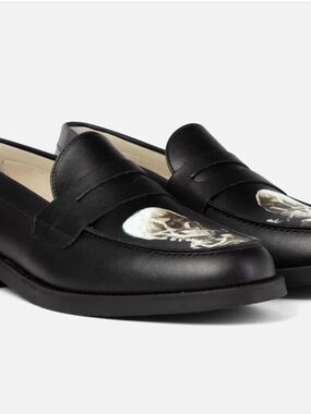 DUKE + DEXTER Van Gogh Skeleton Wilde Penny Loafers